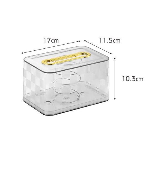 Acrylic Tissue Box Holder 11.5×17×10.3 Cm - Clear