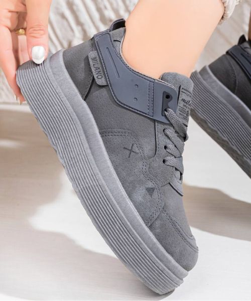 Ladies grey clearance casual shoes