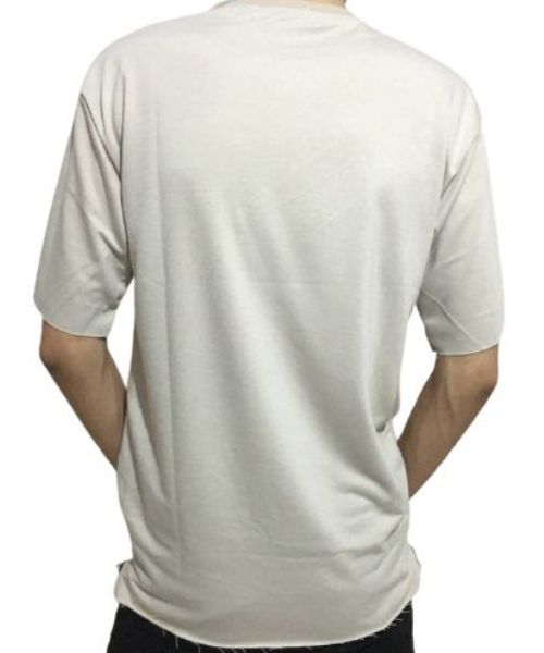 Solid T-Shirt Short Sleeve Round Neck For Men - Beige