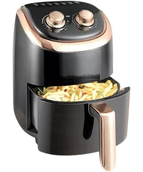 Black and online gold air fryer