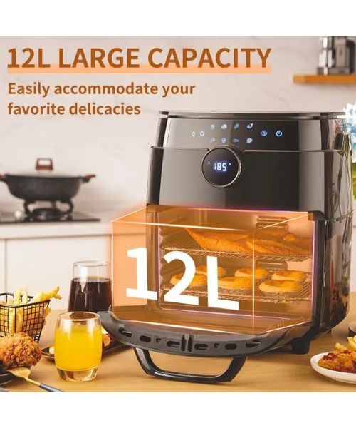 Ultrean 12.5 Quart Air Fryer Oven Combo, Rotisserie, Toaster Oven