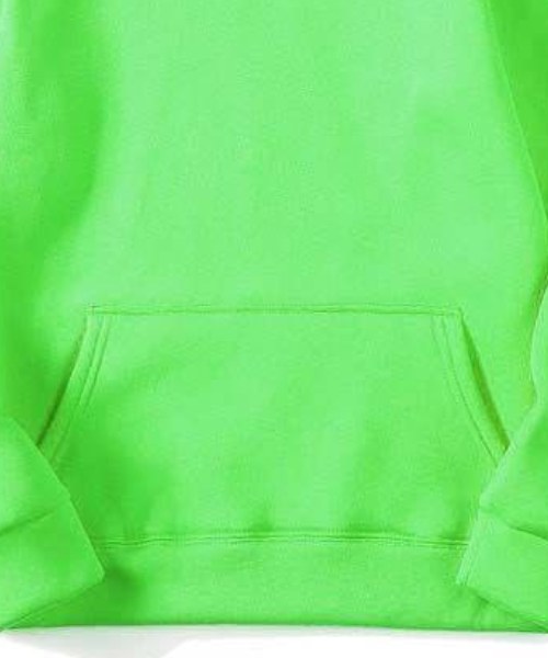 Solid Hoodie With Pockets Full Sleeve For Men - Light Green