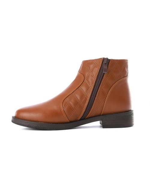 XO Style Solid Half Boot Faux Leather For Women - Havana