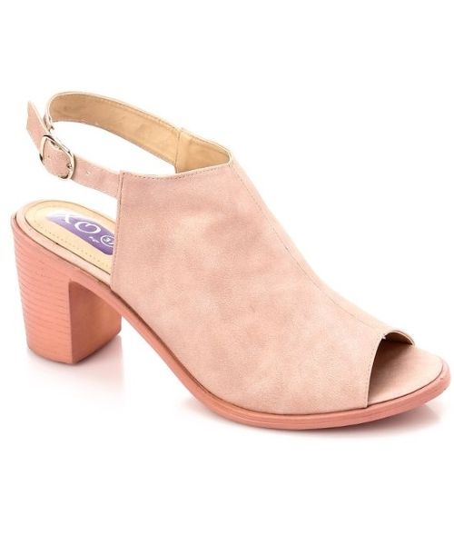 XO Style Shamoa Heel Sandal For Women - Rose