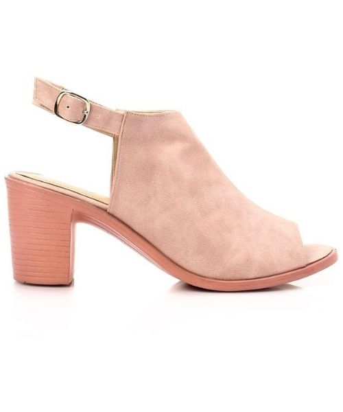 XO Style Shamoa Heel Sandal For Women - Rose