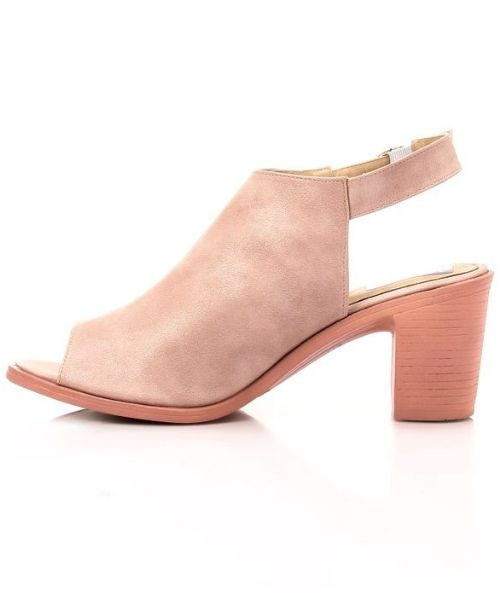 XO Style Shamoa Heel Sandal For Women - Rose