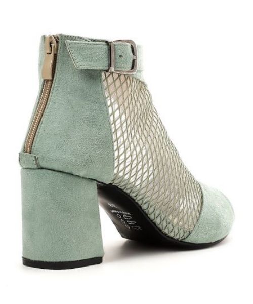 XO Style Shamoa Heel Sandal For Women - Light Green