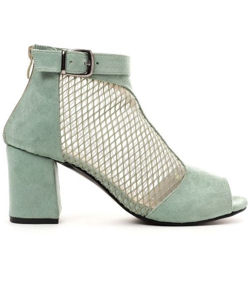 XO Style Shamoa Heel Sandal For Women - Light Green