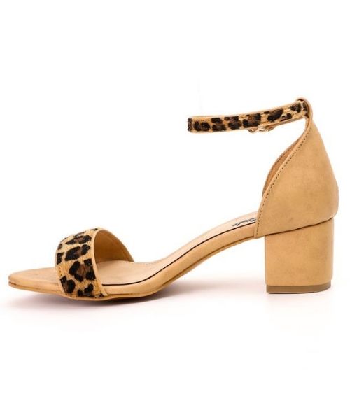 XO Style Shamoa Heel Sandal For Women - Beige