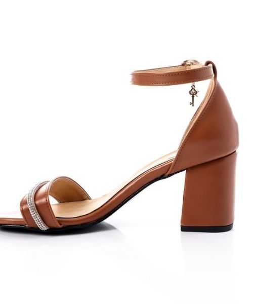 XO Style Faux Leather Heels Sandal For Women - Havan