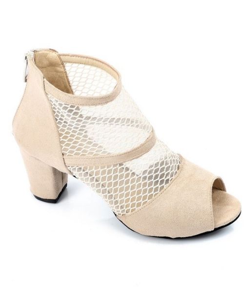 XO Style Shamoa Heels Sandal For Women - Beige