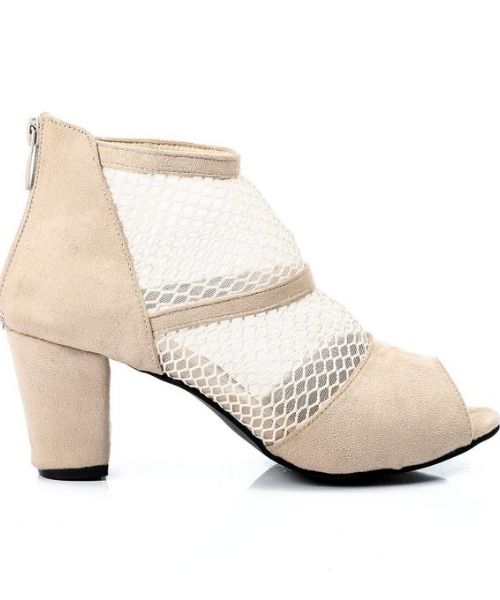 XO Style Shamoa Heels Sandal For Women - Beige