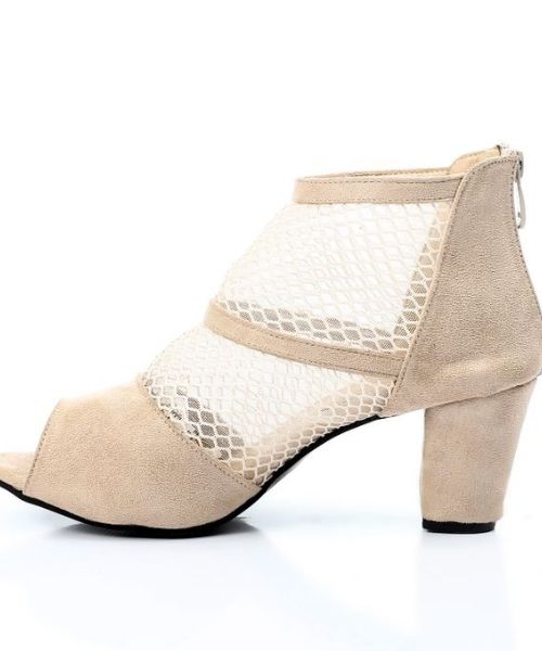 XO Style Shamoa Heels Sandal For Women - Beige