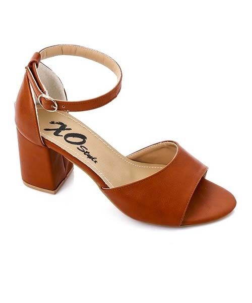 XO Style Faux Leather Heels Sandal For Women - Havan