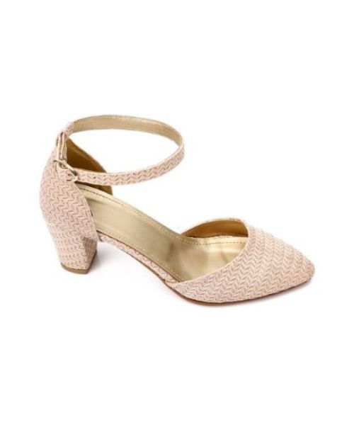 XO Style  Heel Shoes  For Women - Beige