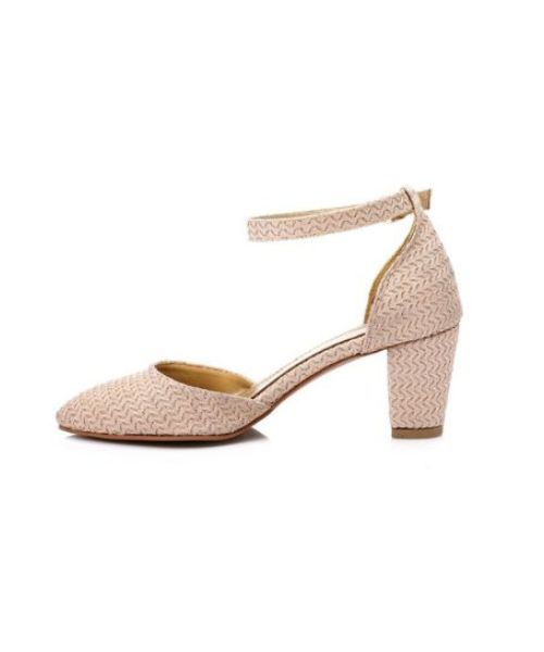 XO Style  Heel Shoes  For Women - Beige