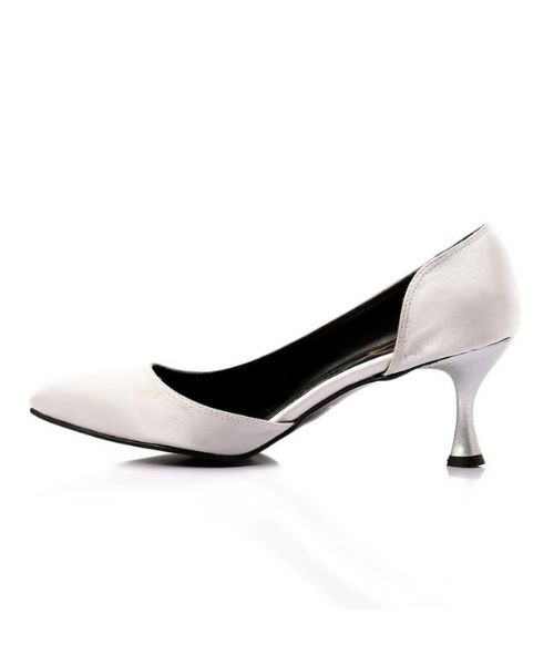 XO Style Heel Shoes For Women - Silver