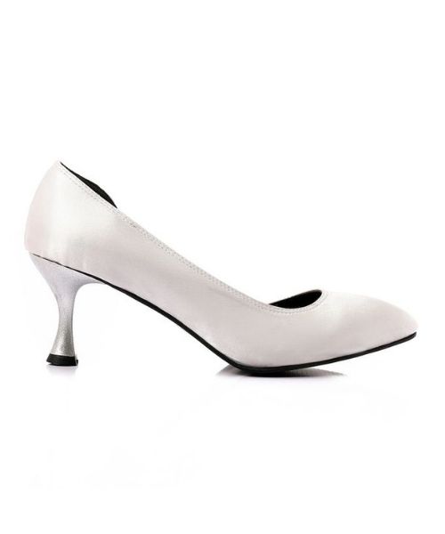 XO Style Heel Shoes For Women - Silver