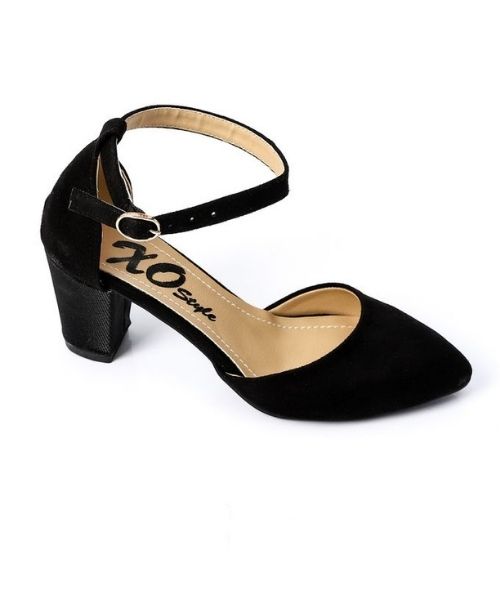 XO Style Shamoa Heel Shoes For Women - Black