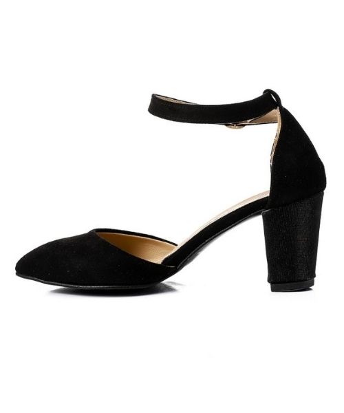 XO Style Shamoa Heel Shoes For Women - Black