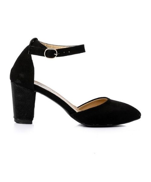 XO Style Shamoa Heel Shoes For Women - Black