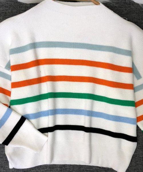 Vintage hot sale striped sweatshirt