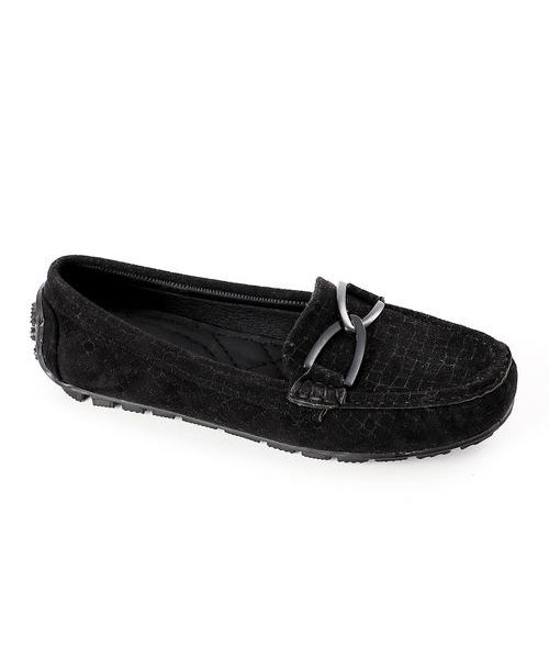 XO Style Patterned Ballerina Shamoa For Women - Black