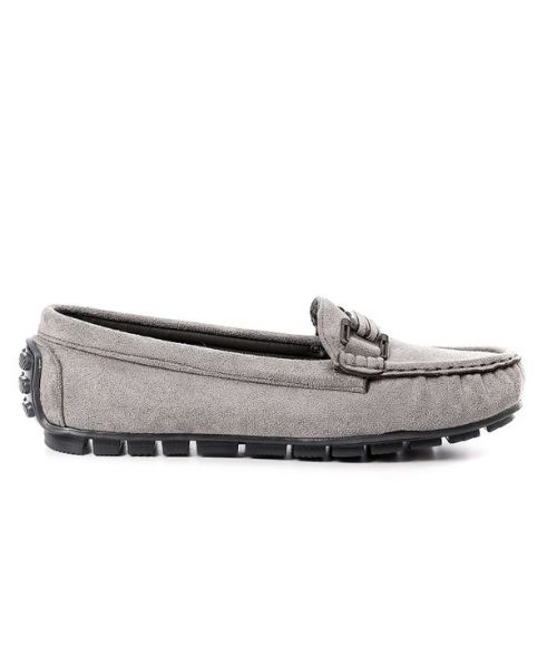 XO Style Solid Ballerina Shamoa For Women - Grey