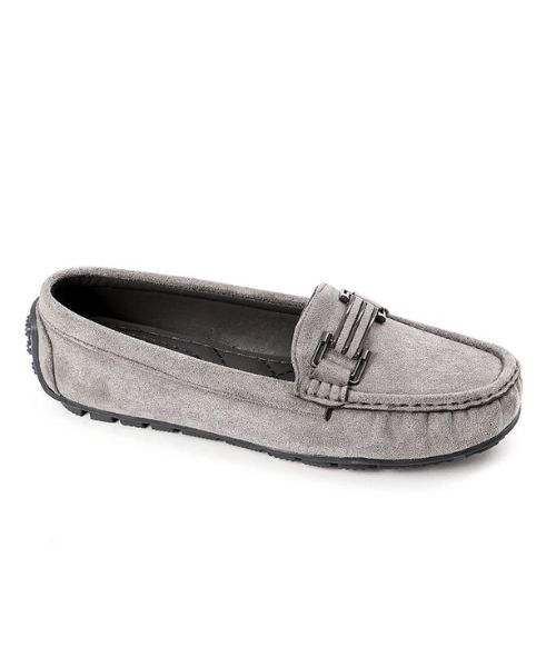 XO Style Solid Ballerina Shamoa For Women - Grey