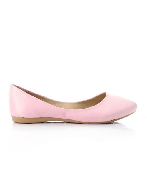 XO Style Solid Ballerina Satin For Women - Rose