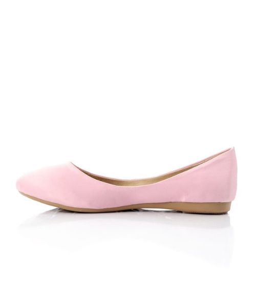 XO Style Solid Ballerina Satin For Women - Rose