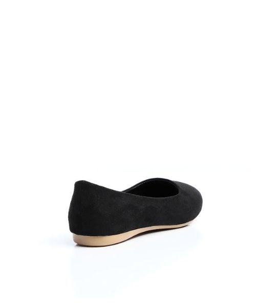 XO Style Solid Ballerina Shamoa For Women - Black