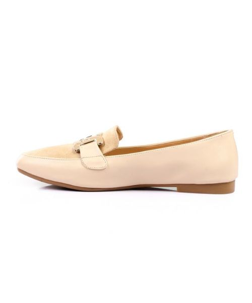 XO Style Decorated Ballerina For Women - Beige