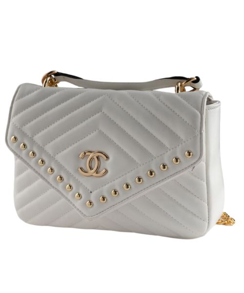 Chanel faux sale leather bag