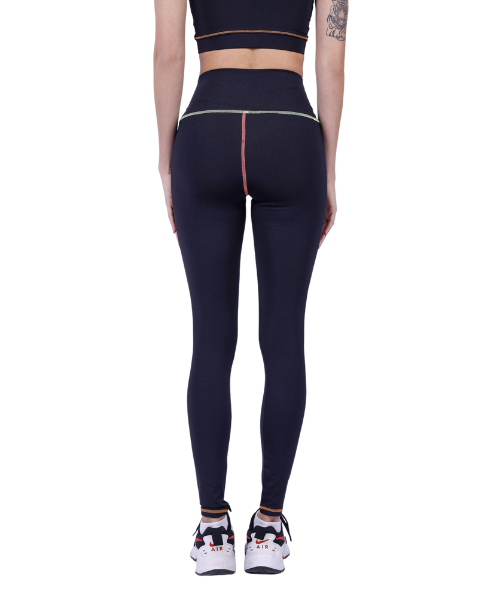 Fit Freak Solid Sport Legging Pants For Women - Black