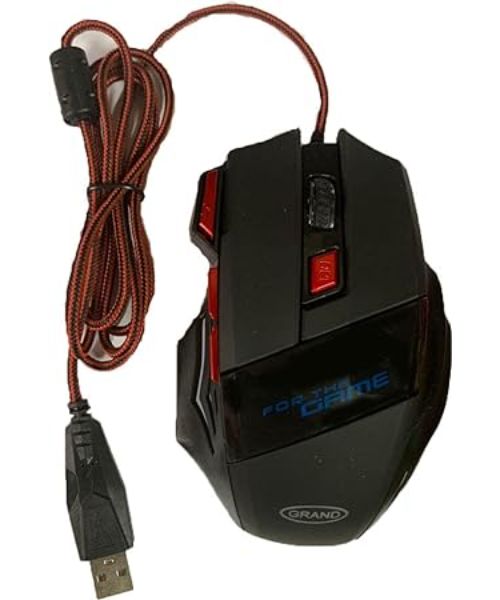Gaming Mouse GRAND A7 LED Wired 7 Keys 3200 DPI for PC Laptop