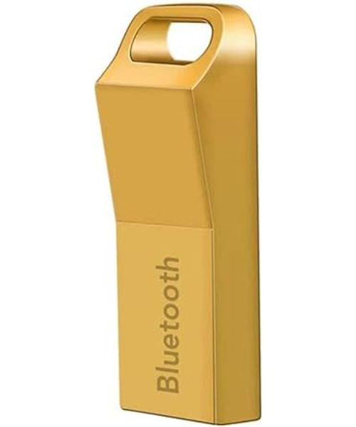 دونجل بلوتوث لاسلكي USB للسيارة / التلفزيون / ستيريو - مجموعات بلوتوث للسيارة - مستقبل موسيقى - دونجل USB - ذهبي