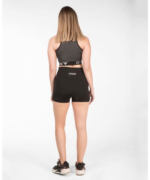 Fit Freak Solid Short For Women - Black