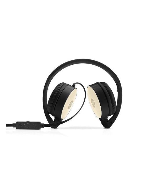 Hp Hewlett Packard H2800 Wired Headset - Black Gold