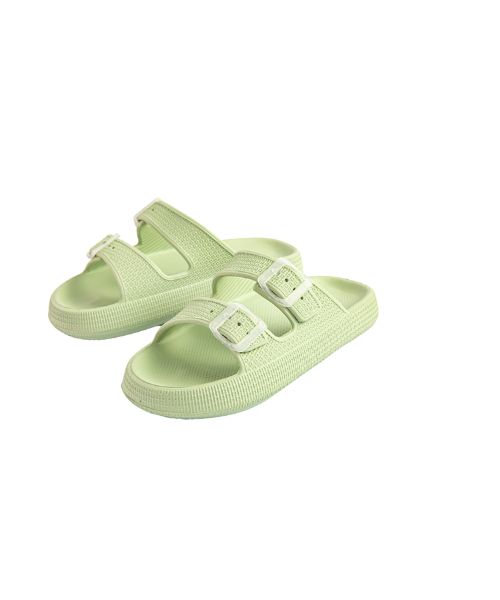 Onda‎ Solid Slides Slipper Plastic For Women - Mint Green