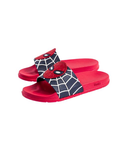 Onda‎ Pattern Slides Slipper Plastic For Boys - Navy Red