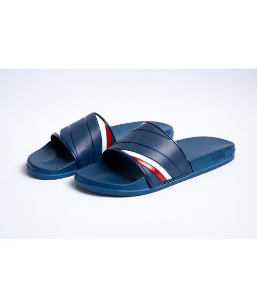 Onda‎ Solid Slides Slipper Plastic For Men - Navy