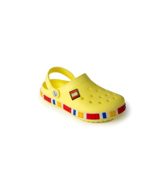 Onda‎ Solid Clog Slipper Plastic For Kids - Yellow