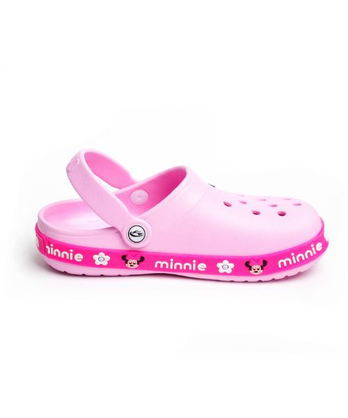 Onda‎ Pattern Clog Slipper Plastic For Girls - Pink