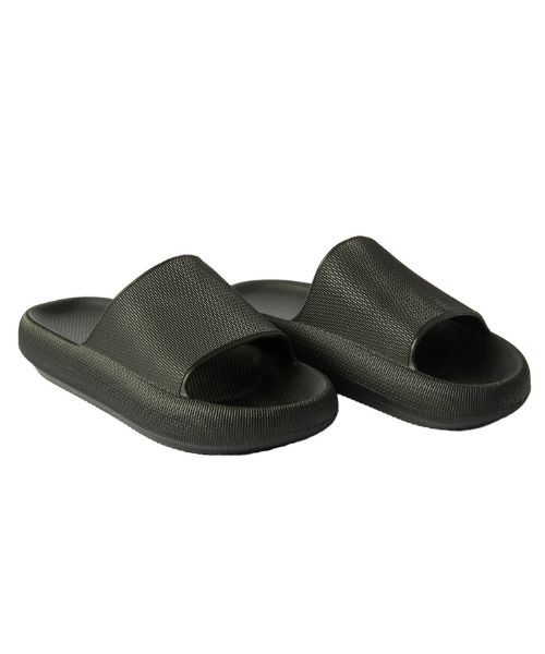 Onda‎ Solid Slides Slipper Plastic For Women - Black