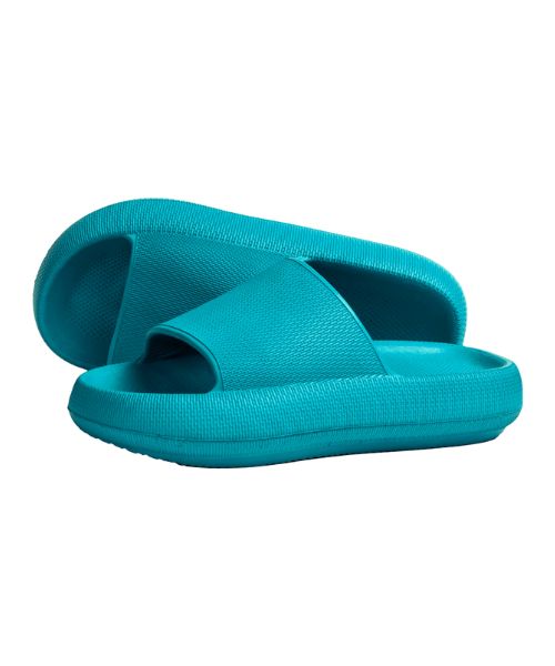 Onda‎ Solid Slides Slipper Plastic For Women - Turquoise