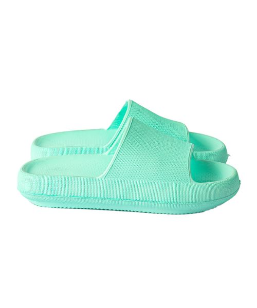Onda‎ Solid Slides Slipper Plastic For Women - Light Green