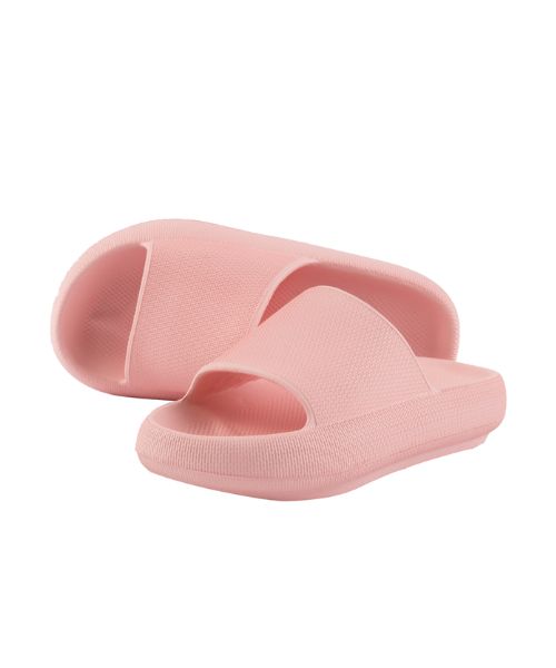 Onda‎ Solid Slides Slipper Plastic For Women - Rose