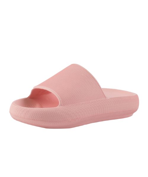 Onda‎ Solid Slides Slipper Plastic For Women - Rose