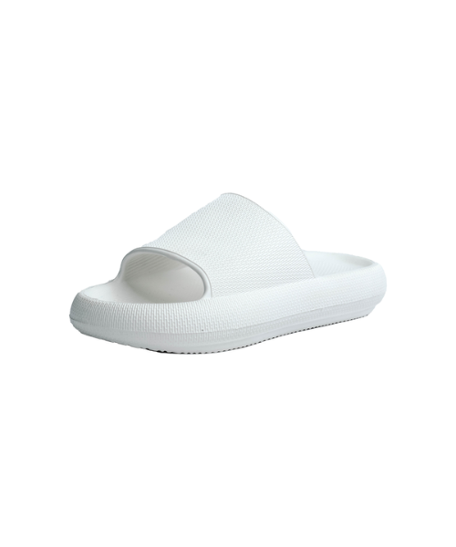 Onda‎ Solid Slides Slipper Plastic For Women - White